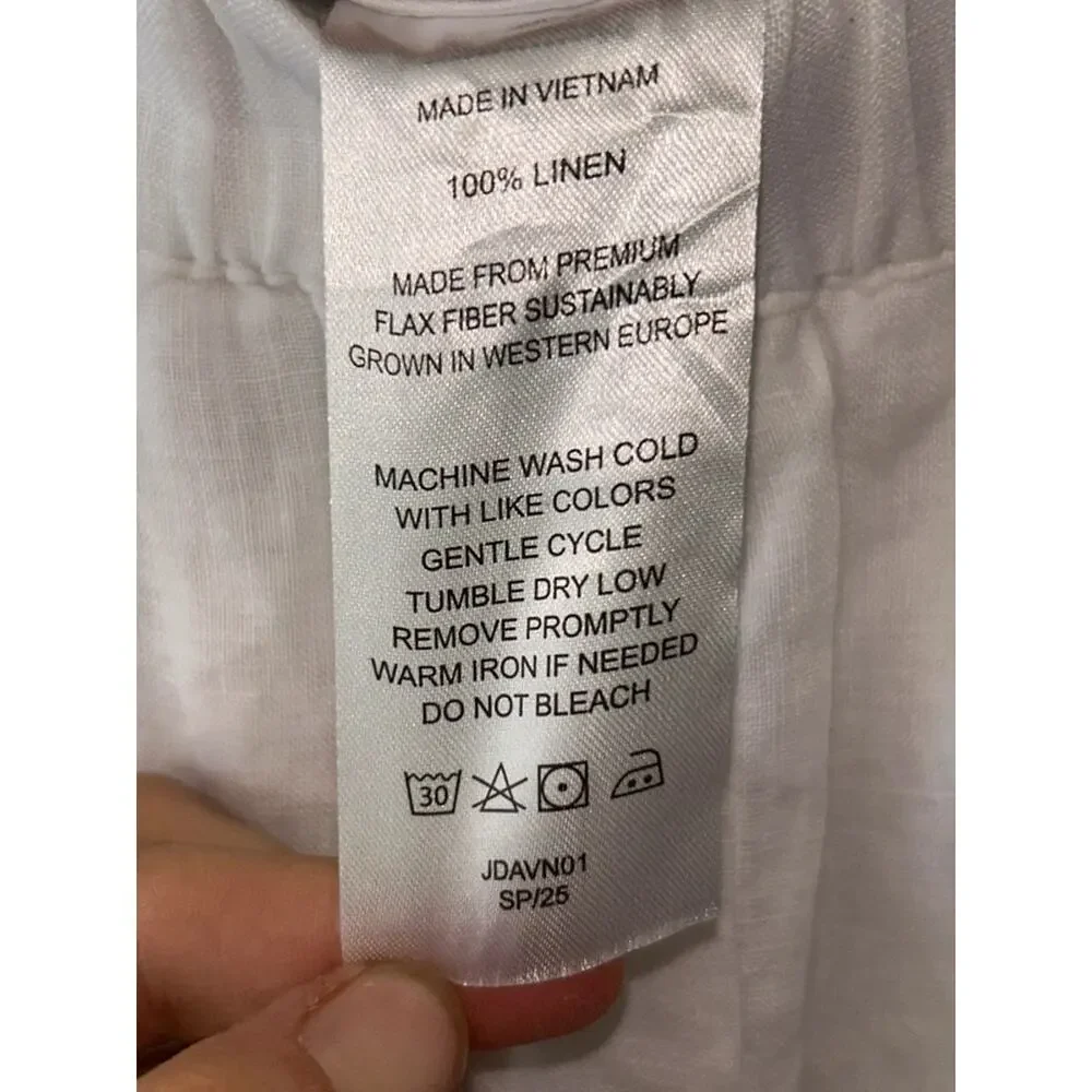New with tags Quince European linen pants size XS